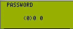 Advanced user password