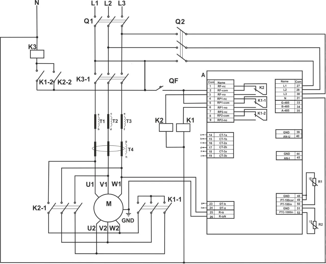 Star-Delta Connection Diagram