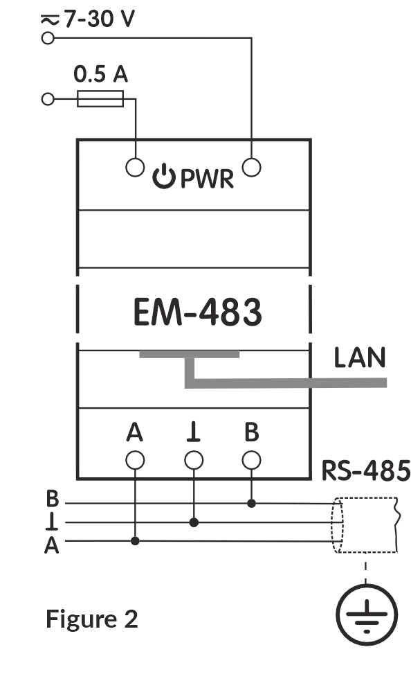 EM-483 connection diagram