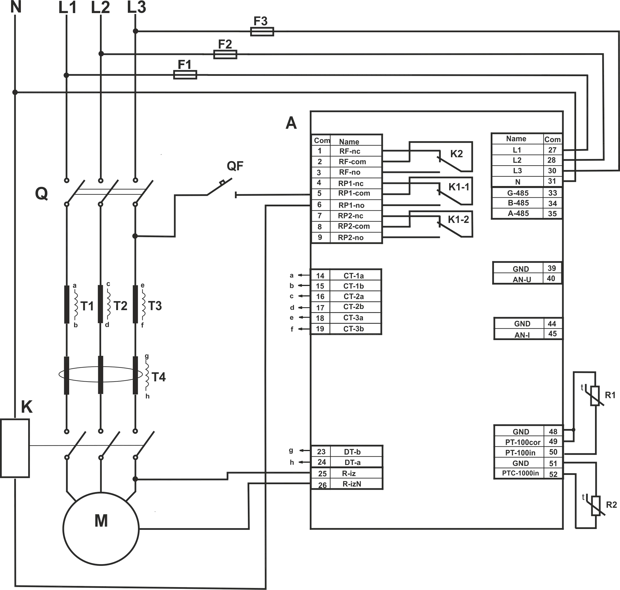 UBZ-305M Connection Diagram