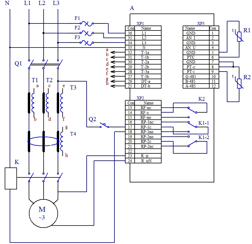 UBZ-304 Connection Diagram