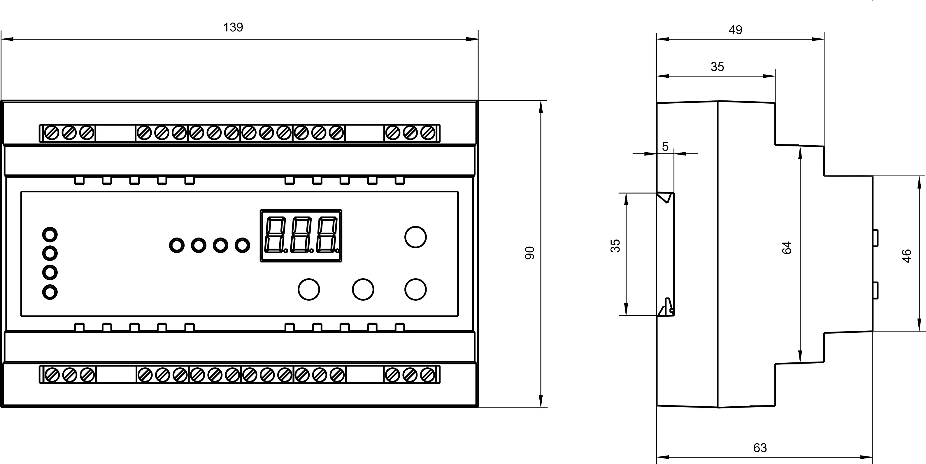 TR-101 dimensions