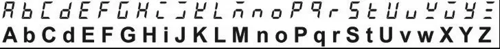 Display symbols mapping