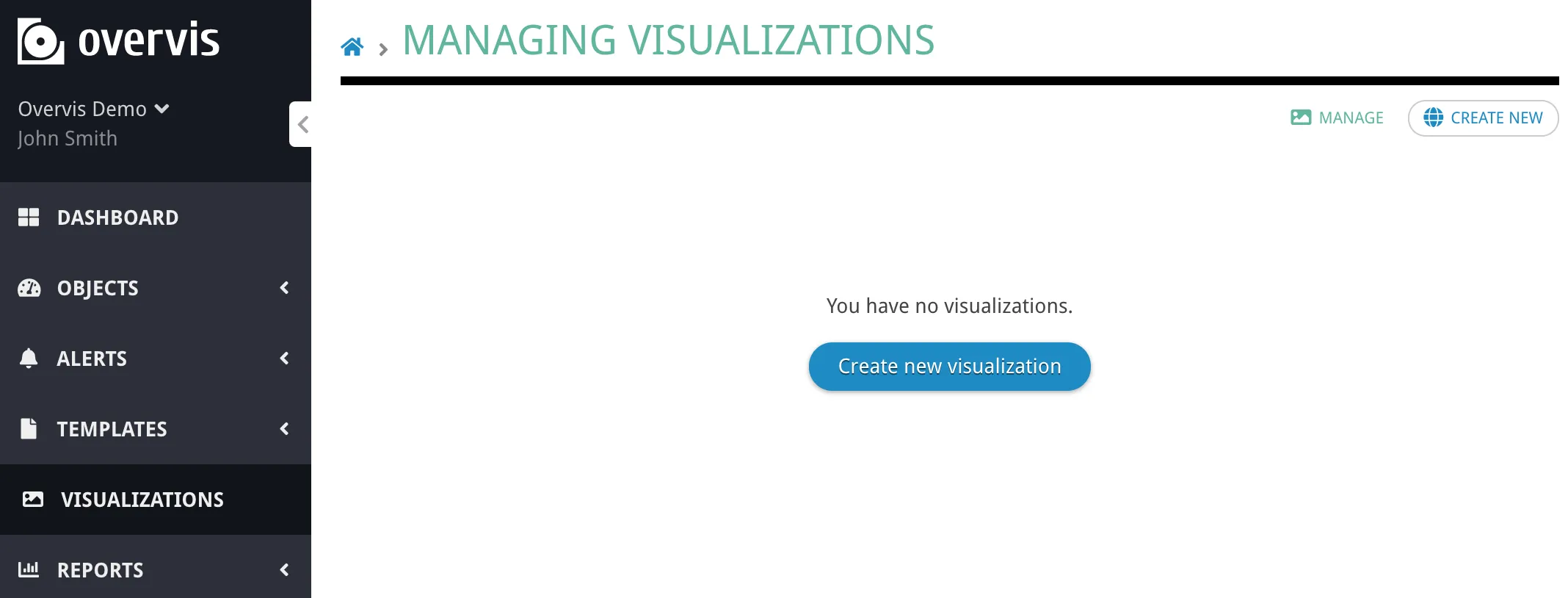 Visualizations page