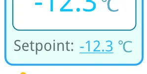 Fridge setpoint control