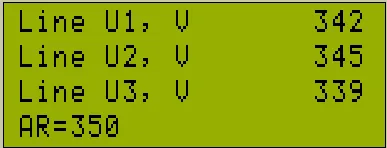 Indicator showing ARS time