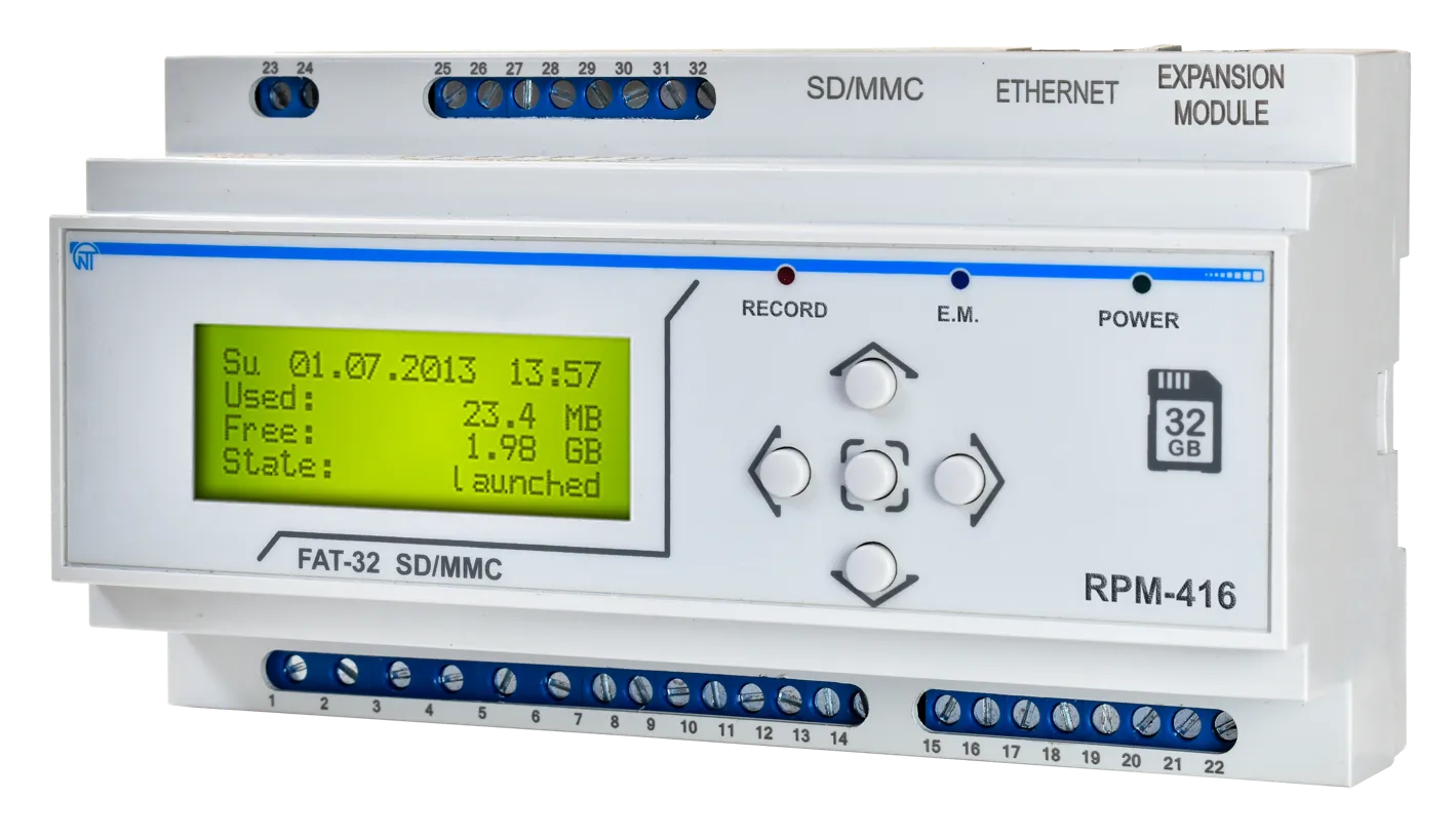 RPM-416 Microprocessor-Based Data Logger