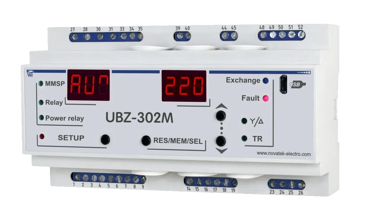 UBZ-302M Electric Motor Universal Protection Device