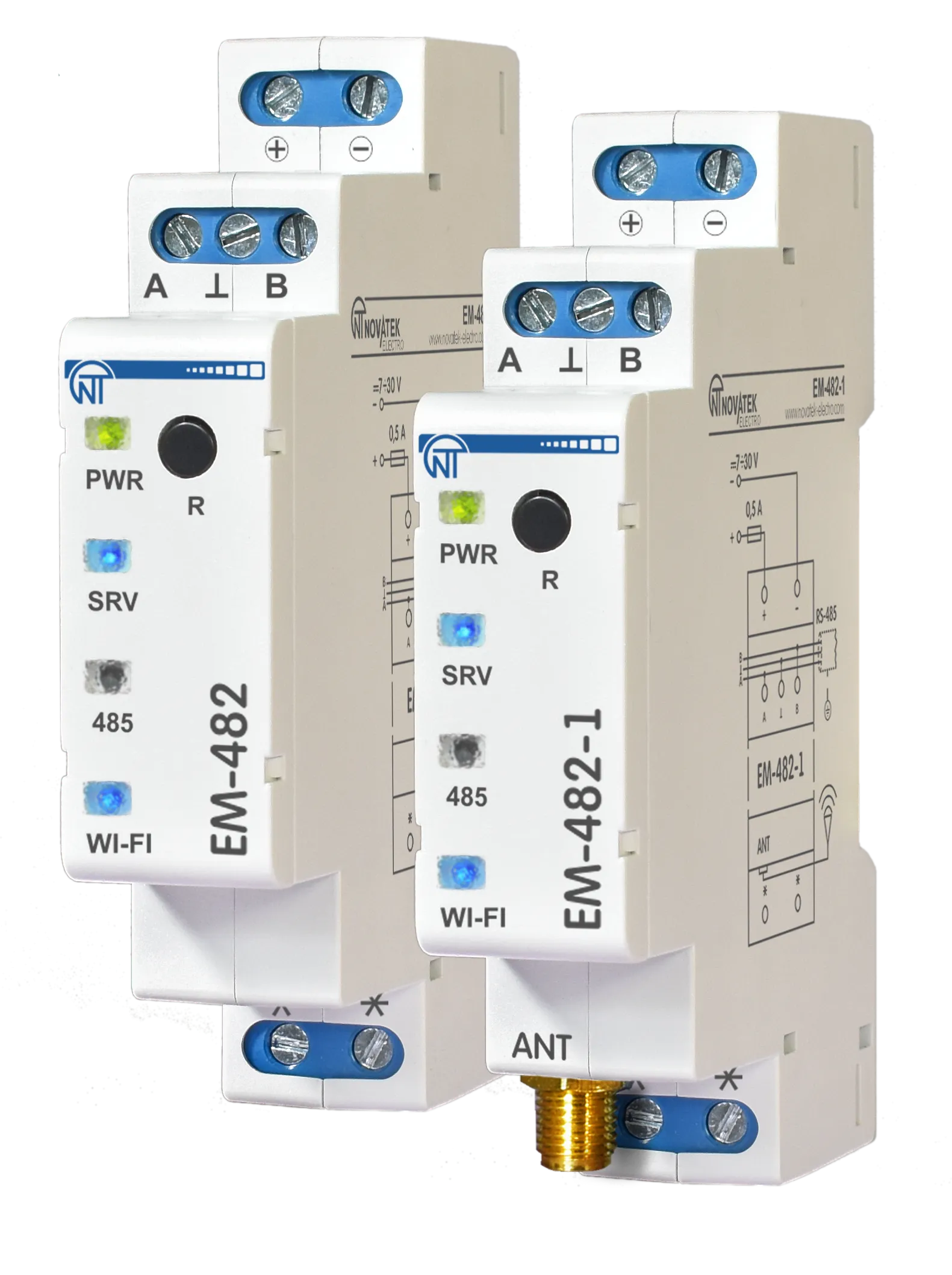 EM-482 RS-485 to Wi-Fi Modbus Gateway