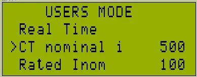 User Menu