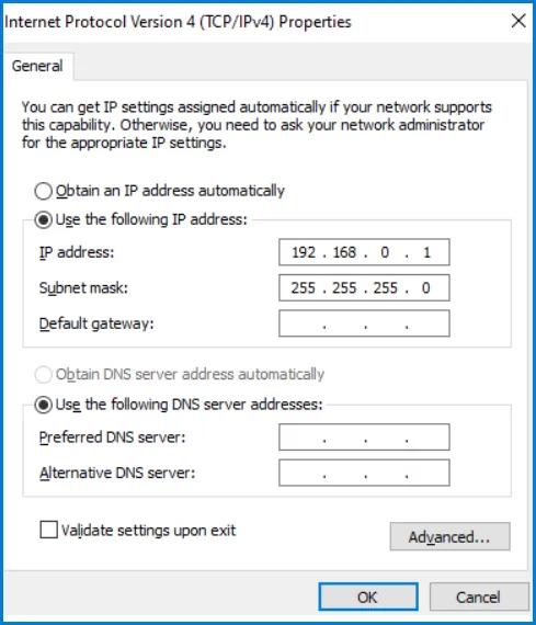 Windows Connection Properties